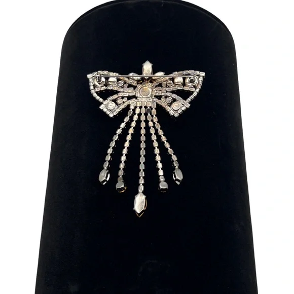 🔶NICKY BUTLER FASHION COLLECTIBLE Crystal Butterfly Bow Brooch ONE OF A KIND NB - Picture 10 of 13